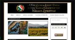 Desktop Screenshot of italialiving.com